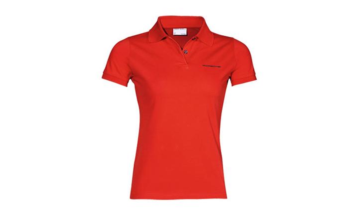 Damen Polo-Shirt, rot