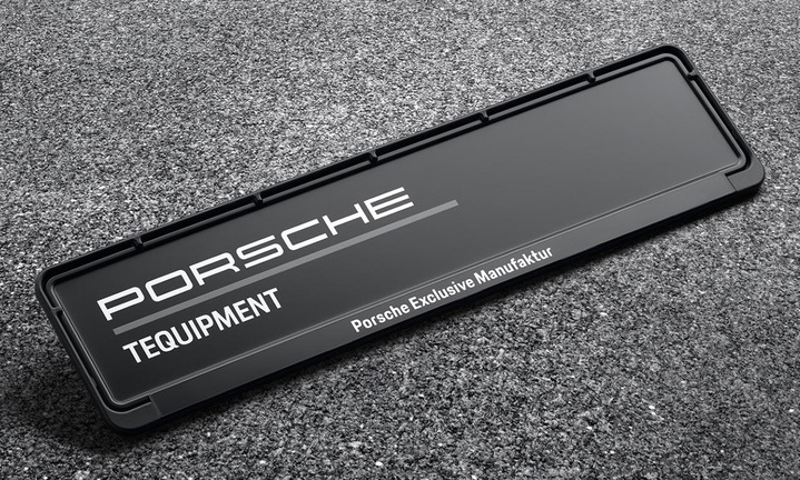 Porte-plaque d'immatriculation „Porsche Exclusive Manufatur