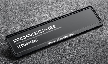 Kennzeichenhalter „Porsche Exclusive Manufatur“