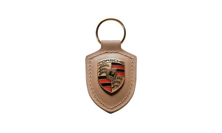 Porte-clés écusson, beige louxor - Porte-clés - Lifestyle - Porsche  Driver's Selection