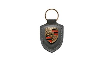 Schlüsselanhänger Wappen, grau