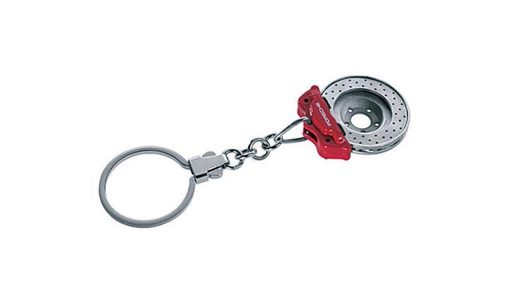Schlüsselanhänger Bremsscheibe, rot